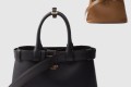 [PRADA-프라다]버클 미디엄 가죽 핸드백 1BA434