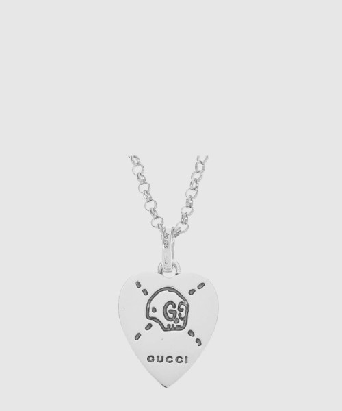 [GUCCI-구찌]고스트 하트 목걸이 455540