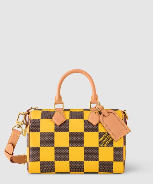 [LOUIS VUITTON-루이비통]스피디 25 반둘리에 다미에 팝 N40584