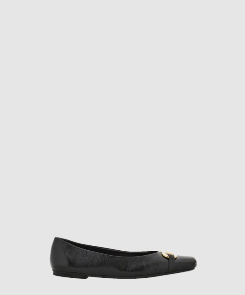 [FERRAGAMO-페레가모]간치니 오너먼트 발레 플랫 01J191