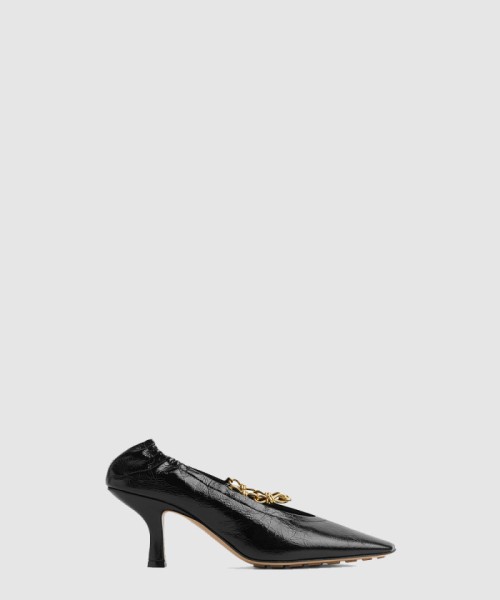 [BOTTEGA-보테가베네타]샤프 체인 펌프스 796473
