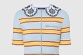 [LOUIS VUITTON-루이비통]칼라 디테일 스트라이프드 니트 톱 1AFUAB