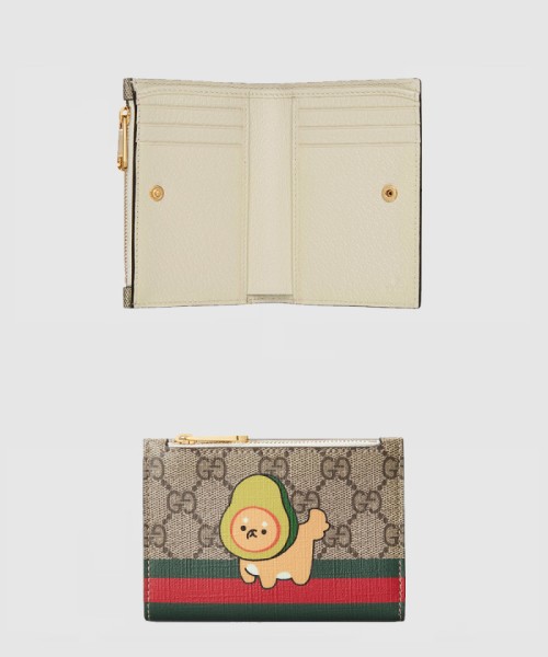[GUCCI-구찌]애니멀 프린트 장지갑 736758
