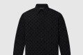 [LOUIS VUITTON-루이비통]엠브로이더드 롱 슬리브드 코튼 셔츠 1A979D