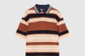 [LOEWE-로에베]스트라이프 코튼 린넨블렌드 피케 폴로 셔츠