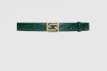[GUCCI-구찌]GG 악어무늬 벨트 715604