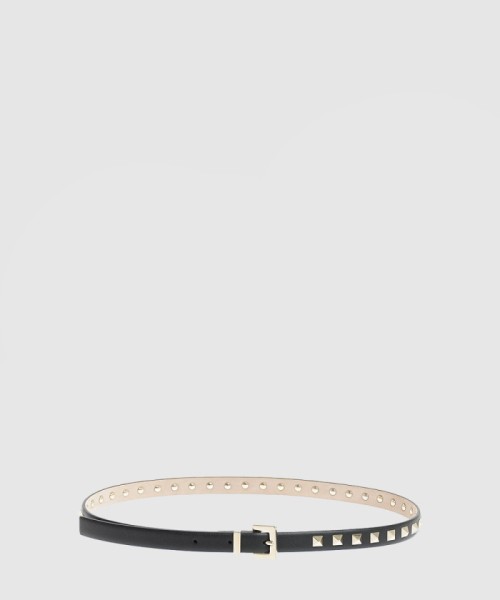 [VALENTINO-발렌티노]가죽 스터드 벨트