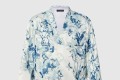 [LOUIS VUITTON-루이비통]실크 블렌드 엠브로이더드 블루종 1ABJE4