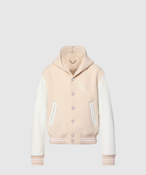 [LOUIS VUITTON-루이비통]카프스킨 세일러 바시티 재킷 1AFQM4