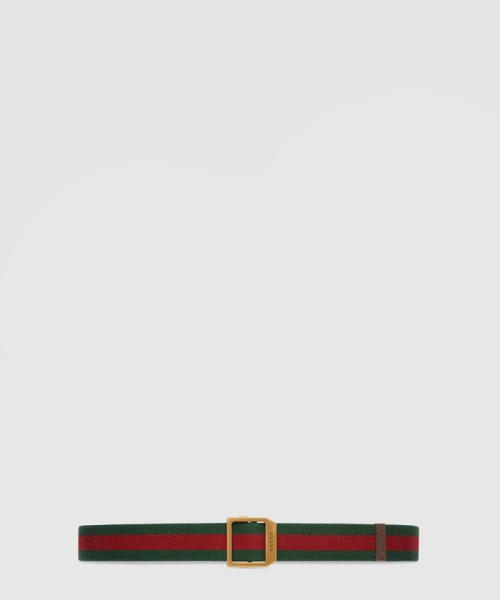[GUCCI-구찌]직사각형 버클 웹 벨트 700339