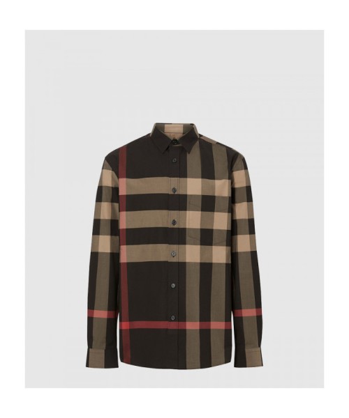[BURBERRY-버버리]체크 로고 셔츠 80181101