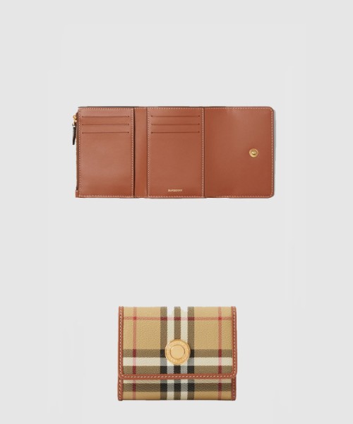 [BURBERRY-버버리]스몰 체크 폴딩 지갑 80704151