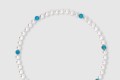[LOUIS VUITTON-루이비통]콰이즈 로데오 (Turquoise Rodeo) 목걸이 M02058