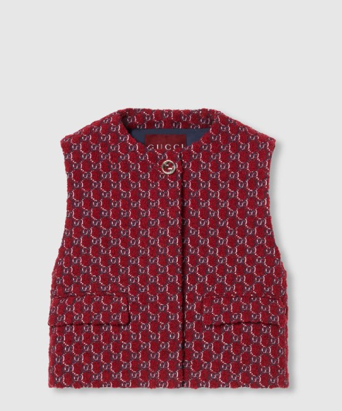 [GUCCI-구찌]GG 부클레 베스트 자켓 790220