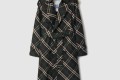 [BURBERRY-버버리]롱 체크 블렌드 트렌치코트 80986111