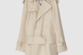[BURBERRY-버버리]미드 렝스 실크 블렌드 트렌치코트 80869951
