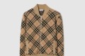 [BURBERRY-버버리]체크 캐시미어 보머 재킷 80998811
