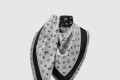 [LOUIS VUITTON-루이비통]듀오그램 숄 브와르 브랑 M79486