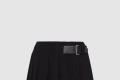[PRADA-프라다]가죽 벨트 트윌 미니스커트 P123UE