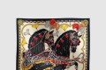 [HERMES-에르메스]Harnais de Coeur 스카프 90