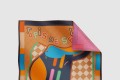 [HERMES-에르메스]Tapis de Selle 더블 페이스 스카프 90