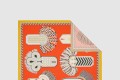 [HERMES-에르메스]페이스 90 스퀘어 갈라 더블 견장