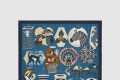 [HERMES-에르메스]Lanternes, Ballons et Cocardes 90 까레 실크 스카프