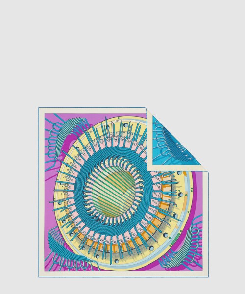 [HERMES-에르메스]Alternateur 더블 페이스 스카프 90