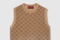 [GUCCI-구찌]자수 울 GG 자카드 베스트 ‎813852
