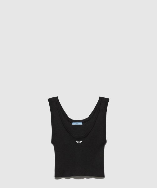[PRADA-프라다]코튼 탱크탑 P29B53