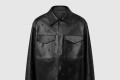 [LOUIS VUITTON-루이비통]자수 가죽 시그니처 오버셔츠 1AFIOO