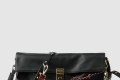 [PRADA-프라다]참이 달린 라지 프라다 소프트 사운드 가죽 숄더백 1BD378