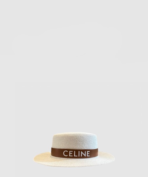 [CELINE-셀린느]밀짚모자 선캡 2A64U4