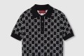 [GUCCI-구찌]리버서블 GG 울 자카드 폴로 셔츠 814273