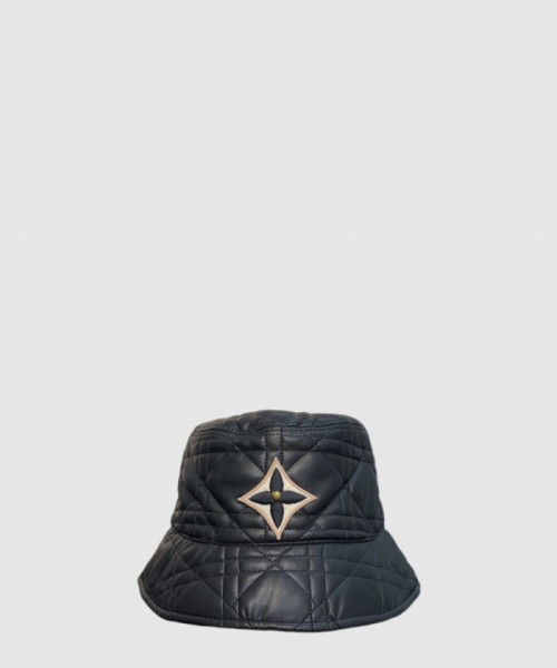 [LOUIS VUITTON-루이비통]가죽 체크 버킷햇 M43017