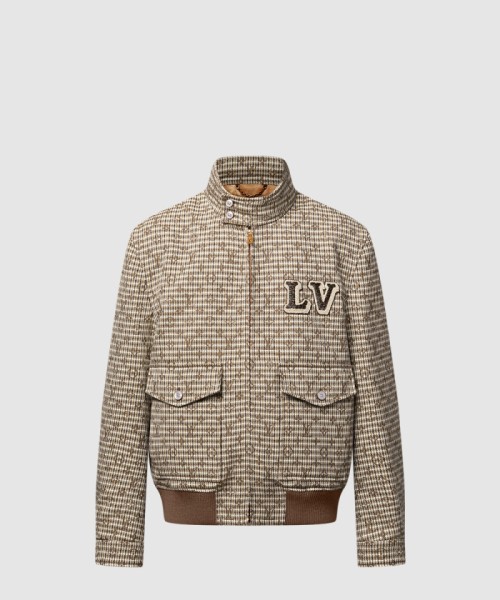 [LOUIS VUITTON-루이비통]모노그램 울 해링턴 블루종 1AGIP0