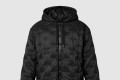 [LOUIS VUITTON-루이비통]모노그램 퀼티드 후디드 블루종 1AFA69