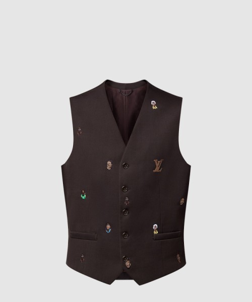 [LOUIS VUITTON-루이비통]자수 수트 조끼 1AFIAS