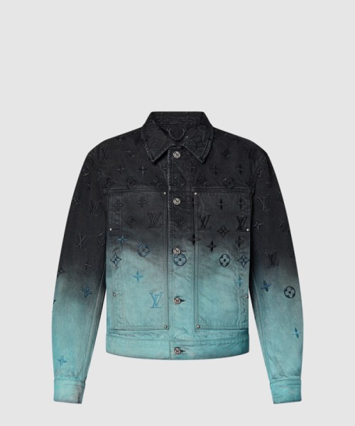 [LOUIS VUITTON-루이비통]자수 데님 블루종 1AFVA2
