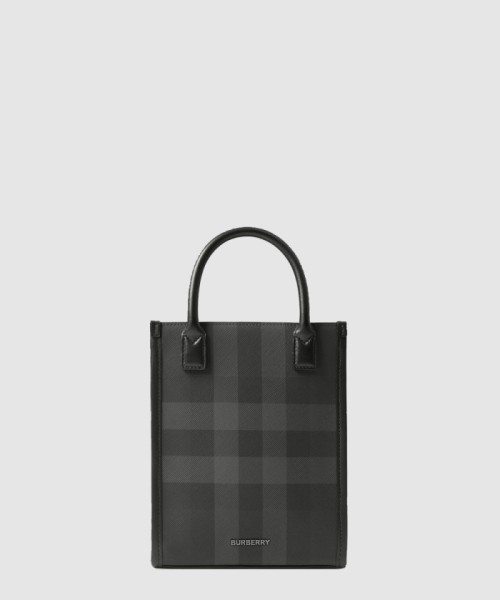 [BURBERRY-버버리]체크 레더 미니백 80684671