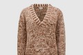 [MONCLER-몽클레어]울 블렌드 브이넥 스웨터