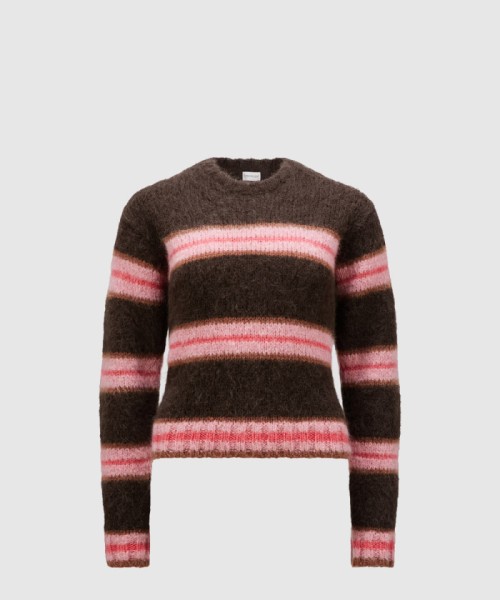 [MONCLER-몽클레어]스트라이프 알파카 혼방 스웨터