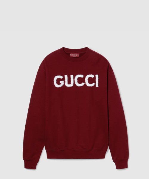 [GUCCI-구찌]자수 코튼 저지 스웨트셔츠 784413