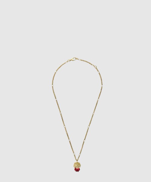 [GUCCI-구찌]그린 크리스털 펜던트 목걸이 677366