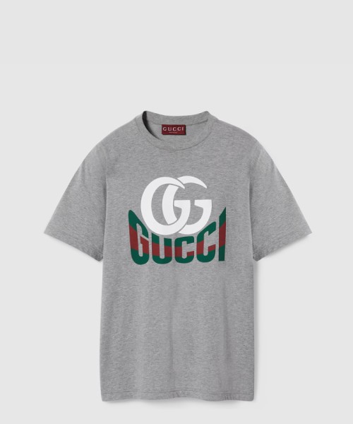 [GUCCI-구찌]프린트 코튼 저지 티셔츠 ‎796395