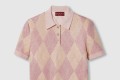 [GUCCI-구찌]비스코스 라메 및 울 폴로 탑 ‎815720