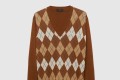 [PRADA-프라다]아가일 패턴의 울 스웨터 UMB842