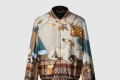 [LOUIS VUITTON-루이비통]실크 스카프 수베니어 재킷 1AGKDC
