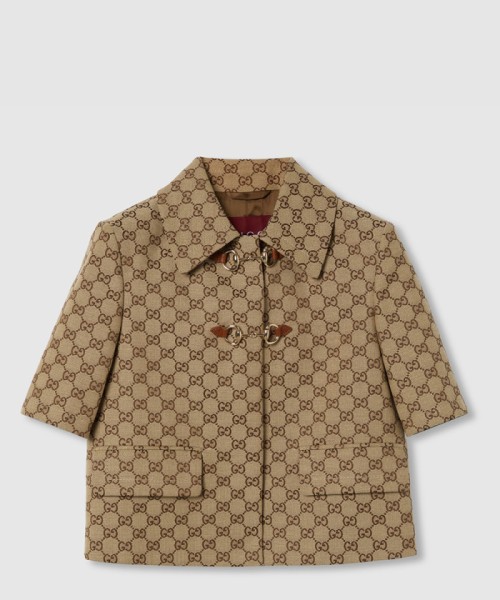 [GUCCI-구찌]홀스빗 GG 캔버스 재킷 820434
