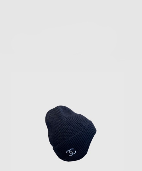 [CHANEL-샤넬]자수 니트 귀달이 모자 AA5997